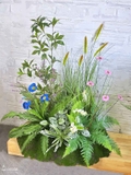 Bồn Rêu Hoa Decor- Bồn Rêu Hoa Giả Decor Cửa Hiệu, Tiệm Cafe Đẹp Tự Nhiên- RC083