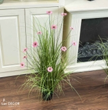 Hoa Giả Decor- Bụi Hoa Cúc Giả Trang Trí Bồn Tiểu Cảnh (cao 100cm, tán 55cm)- CC1098