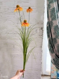Hoa Cúc Mỹ Giả- Cành Hoa Cúc Mỹ Giả Decor Kệ Sắt, Thiết Kế Tiểu Cảnh Rêu Hoa Ấn Tượng- CC1084