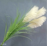 Cỏ Lau Giả- Cành Lau Trắng Giả Decor Phong Cách Đồng Nội (80-100cm)- CC1086-trắng