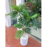 Cây dừa cảnh hiện đại trang trí nhà đẹp LanDecor (115cm) - LC2959
