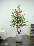 Lựu Giả Trang Trí- Mẫu Chậu Cây Lựu Giả Cao 170cm Trang Trí Nhà Đẹp