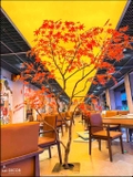Cây Giả Tiểu Cảnh- Cây Phong Lá Đỏ Giả Thiết Kế Tiểu Cảnh Không Gian Lớn, Trang Trí Đẳng Cấp, Hiện Đại (250cm)- CC1199