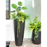 Cây Giả Decor Tiểu Cảnh- Chậu Cây Giả Decor Không Gian Hiện Đại, Điểm Nhấn Ấn Tượng (cao 140cm, tán 60cm)- CC1126