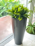 Tiểu Cảnh Cây Giả- Chậu Cây Lô Hội Giả Thiết Kế Cửa Hiệu (cao 70-105cm, tán 60cm)- CC1130