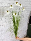 Hoa Cúc Mỹ Giả- Cành Hoa Cúc Mỹ Giả Decor Kệ Sắt, Thiết Kế Tiểu Cảnh Rêu Hoa Ấn Tượng- CC1084