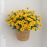 Cành cúc mắt ngọc giả trang trí  (35cm)- HC1130