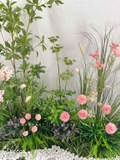 BỒN RÊU HOA TRANG TRÍ KHÔNG GIAN TƯƠI MỚI (50x100x130cm)- RC047