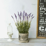 Giỏ hoa lavender phong cách vintage Lan Decor - CC314