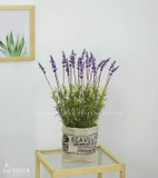 Giỏ hoa lavender phong cách vintage Lan Decor - CC314