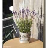 Giỏ hoa lavender phong cách vintage Lan Decor - CC314