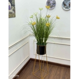 Hoa Hồi Hương Giả - Kệ Hoa Hồi Hương Giả Thiết Kế Lan Decor (cao 125-140cm, tán 55cm)- CC1111