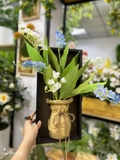 Tranh hoa treo tường phong cách hiện đại- KTH031 (20x40cm)