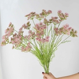 Hoa Giả - Cành Hoa Hồi Hương Trang Trí Không Gian (80cm)- HC1163-hồng đậm
