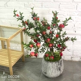 Chậu cây lựu trang trí nội thất hiện đại LanDecor (90cm) - CC391