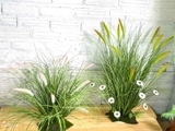 Bụi Cỏ Lau Giả Decor- Cỏ Lau Giả Thiết Kế Tiểu Cảnh Đẹp Tự Nhiên (cao 60cm, tán 80cm) - CC1120