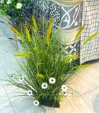 Hoa Giả Decor- Bụi Hoa Lau Giả Trang Trí Tiểu Cảnh (cao 75cm, tán 70cm) - CC1117