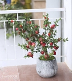 Chậu cây lựu trang trí nội thất hiện đại LanDecor (90cm) - CC391
