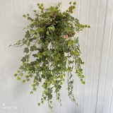 Cành Lá Giả Decor- Cụm Thường Xuân Rủ Cắm Giỏ Treo Trang Trí Xanh Mát (92cm)- HC1281