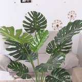 Chậu cây Monstera trang trí tiểu cảnh Landecor (170cm) - LC3058-2 mix