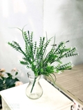Cành hoa nhí trắng trang trí tiểu cảnh LanDecor (40cm) - HC1090