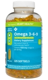 Thực Phẩm Chức Năng Omega 3 6 9 Supports Heart Health 325 viên