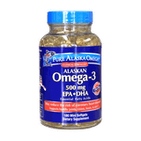 Viên uống bổ mắt, tăng cường trí não và hỗ trợ tim mạch Alaska Omega3 500mg 180 viên