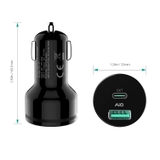 Sạc Xe Hơi Aukey CC-Y7 - Hàng Chính Hãng