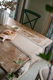 Khăn trải bàn table runner cói đay nâu 36x140 / 30x220 cm