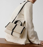 [ORDER 2 - 3 TUẦN] Túi Icicle Slit Medium Canvas & Leather