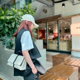 [ORDER 2 - 3 TUẦN] Túi Icicle Slit Medium Canvas & Leather
