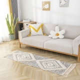 Thảm trải sàn tua rua trang trí phong cách Bắc Âu 60x90 / 60x180 cm
