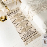 Thảm trải sàn tua rua trang trí phong cách Bắc Âu 60x90 / 60x180 cm