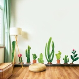 Decal dán tường xương rồng - HO940