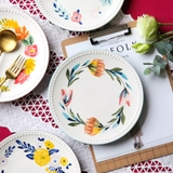 Chén & dĩa sứ hoa bốn mùa