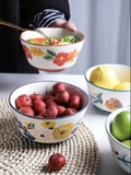 Chén & dĩa sứ hoa bốn mùa