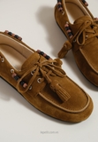 Giày M/iu M/iu Suede Tassel Loafers