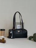 Túi P/ra/da Medium Leather Top Handle Padlock