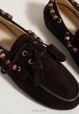 Giày M/iu M/iu Suede Tassel Loafers
