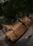Túi P/ra/da Medium Leather Top Handle Padlock