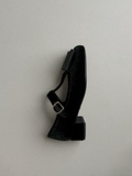 Giày P/ra/da Bow Velvet Pumps