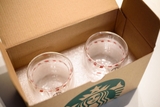 Bộ 2 ly thủy tinh Starbucks Bearista Christmas