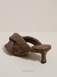 Giày BV Riva Intrecciato Mules 5 cm