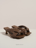 Giày BV Riva Intrecciato Mules 5 cm