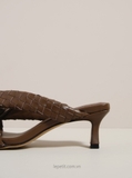 Giày BV Riva Intrecciato Mules 5 cm
