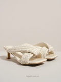 Giày BV Riva Intrecciato Mules 5 cm