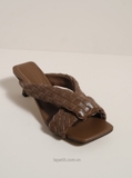 Giày BV Riva Intrecciato Mules 5 cm