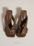 Giày BV Riva Intrecciato Mules 5 cm