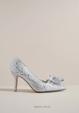 [ORDER 2 - 3 TUẦN] Giày Jim/my Ch/oo Alia Crystal Covered Pumps