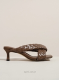 Giày BV Riva Intrecciato Mules 5 cm